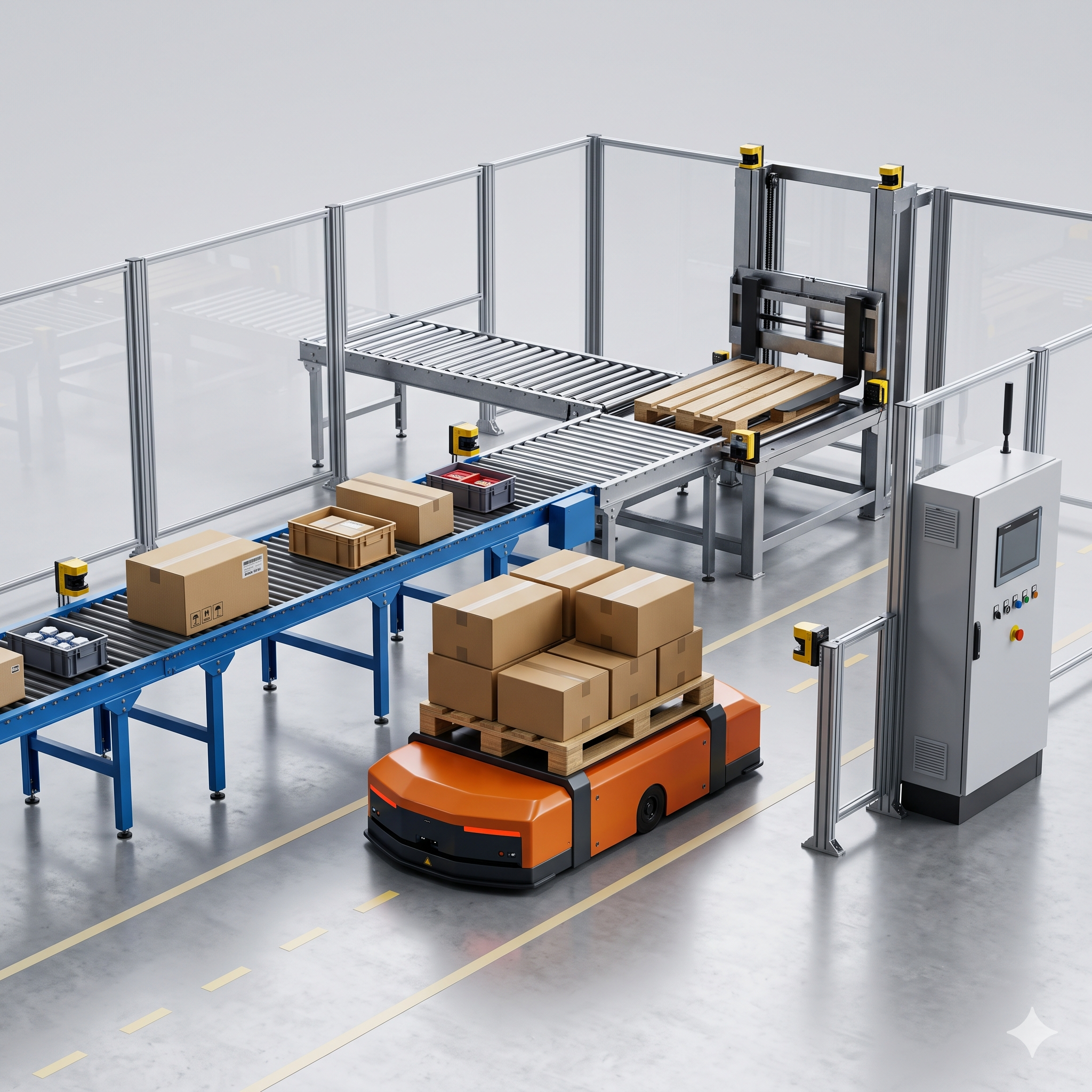 Intelligent Conveyor & AGV System
