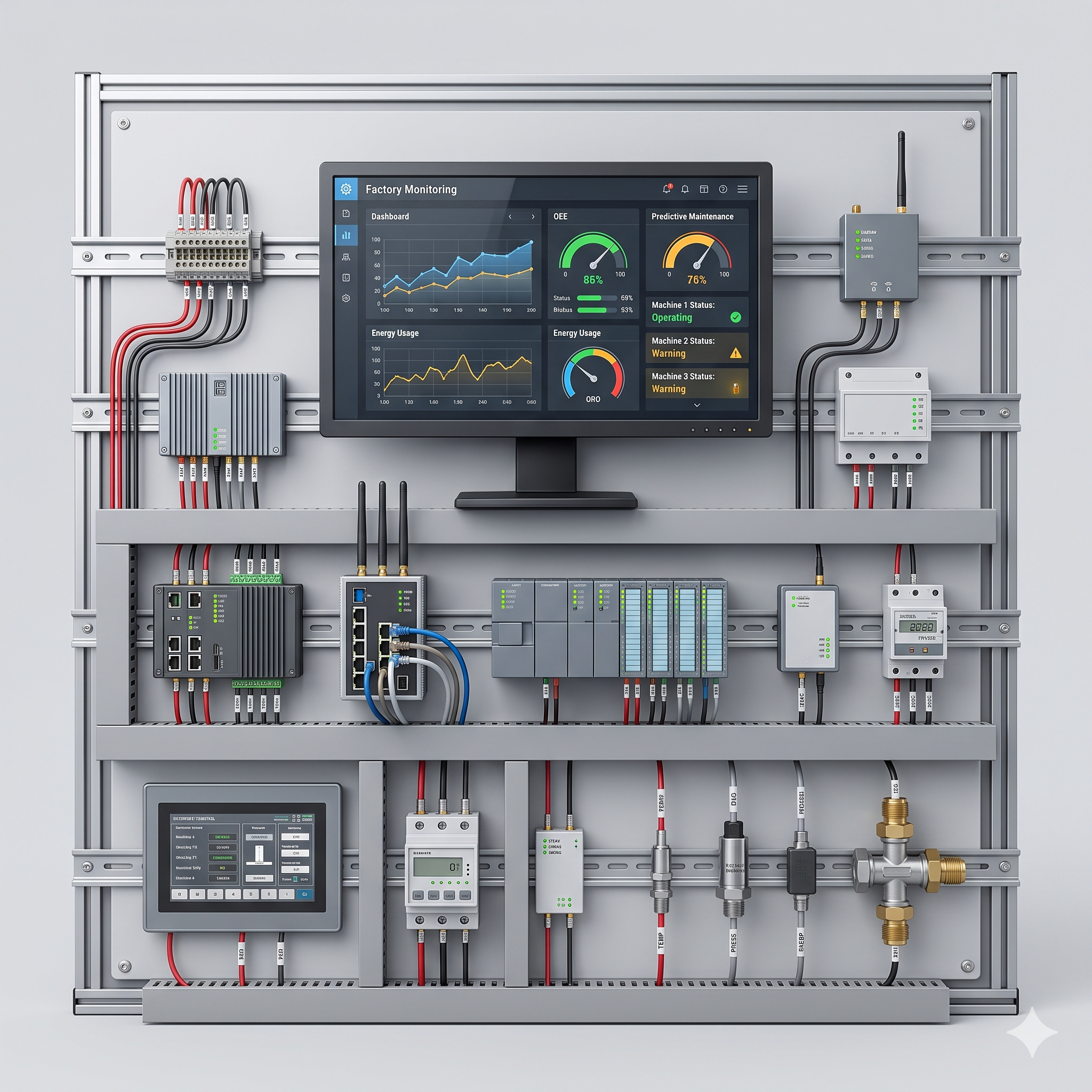 Smart Factory IIoT Monitoring Platform